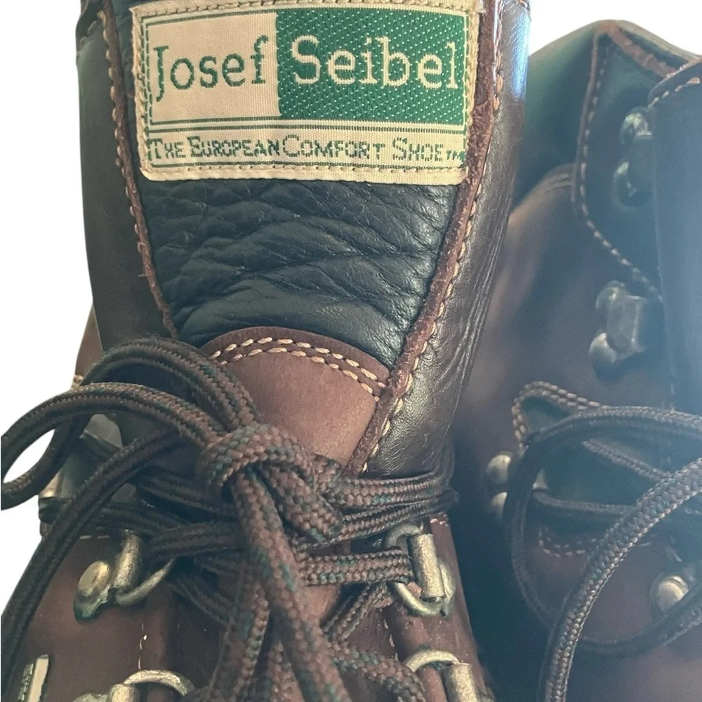 Josef Seibel Adventure Hiking Boots Brown Sympa Tex Waterproof Sz 8